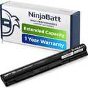 NinjaBatt Battery M5Y1K for Dell Inspiron 14 15 17 5000 3000 Series 5558 5555 5755 5559 3558 3451 3551 5758 5758 5551 5755 5458 WKRJ2 HD4J0 GXVJ3 07G07 6YFVW K185W - High Performance
