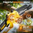 MaXpeedingrods 4-In-1 Electric Pole Saws Compatible with Dewalt 20V MAX Battery, 8 Inch & 6 Inch Mini Chainsaw Cordless with 15.6ft Reach, Electric Pole Saws for Tree Trimming (No Battery)