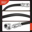 A-Premium Rear Driver Brake Hydraulic Hose Compatible with Select Toyota Models - Prius 2007 2008 2009 - Replace# 9094702F36