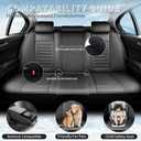 Car Seat Covers for Nissan Frontier 2009-2025 2026 Black