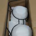 Elevated Tilted Cat Bowls for Indoor CatsRaised Ceramic Cat Bowl Elevated 15,Pet Feeding Bowls for Food and Water Anti Vomiting Bowl(Double Ceramics and Tilt Shelf) Suitable