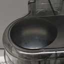 Dual-Head Electric Citrus Juicer, Lemon Squeezer with Power Cord and Cleaning Brush, 1-Button Automatic Juicer Machine for Orange, Lemon, Lime, Easy to Clean & Use, Built-in Cutter(Black)