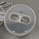 Drixo Ultrasonic Retainer Cleaner Machine, IPX6 Waterproof Dental Cleaning Pod, 3 Modes Denture Cleaner for Night Guard Mouth Guard Braces, 45kHz Denture Dome with UV Light, 200ML Tank, Arctic White