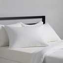 Amazon Basics Standard Pillow Cases Set of 2 - Lightweight, Super Soft Easy Care Microfiber, Bright White, 30" L x 20" W, Pillows Not Included