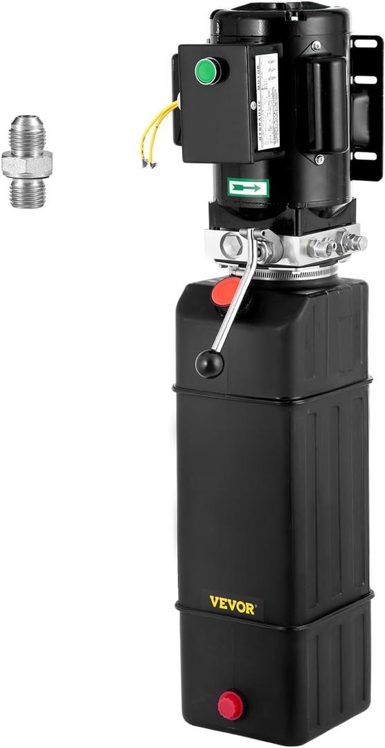 Mophorn Hydraulic Pump 2950 PSI 60HZ Hydraulic Power Unit 3 HP 220V Hydraulic Power Pack for 2 & 4 Post Lifts Car Lift Hydraulic Power Unit with 3.5 Gallon Reservoir, 14 Quart