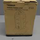 TESSAN Tower Power Strip Flat Plug with 11 Outlets 3 USB (1 USB C), Surge Protector Tower 1625W/13A,1050J Protection, 15 Feet Extension Cord with Multiple Outlets, Dorm, Office Desk Supplies, Grey (White)