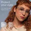 livho High Tech Blue Light Glasses - Advanced Blue Light Blocking Computer Glasses - Screen Fatigue & UV Protection (Clear)