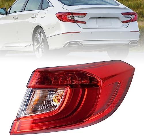 Boine Right Passenger Side Tail Light Compatible With 2018-2021 Honda Accord Sedan LED Rear Light - Bulb Included (Right Passenger Side)