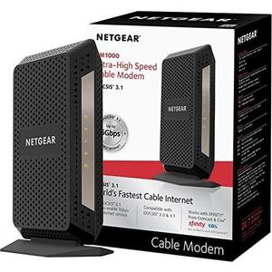 Netgear CM1000 Ultra-High Speed DOCSIS 3.1 Cable Modem - Black - CM1000 Netgear CM1000 Ultra-High Speed DOCSIS 3.1 Cable Modem - Black - CM1000