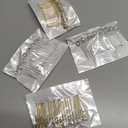 Geosar 4 Pieces Alloy Rhinestone Side Hair Combs Crystal Flower Clips Wedding Comb Bridal Jewelry Clips Combs French Hair Accessories for Women(Silver,Gold)