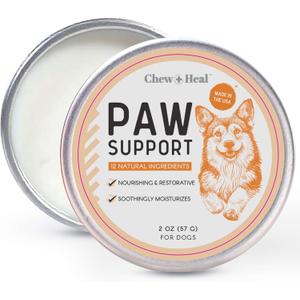 Dog Paw Balm - Soothing Paw Protector with Shea Butter, Coconut Oil, Jojoba Oil, and Vitamin E - Nourishing Balm for Cracked Paws - Safe for All Breeds - Made in USA