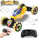 Paaxido Gesture RC Car - Gesture Sensing RC Stunt Car Toys for Boys Girls Aged 6-12, 2.4GHz 4WD Hand-Controlled Remote Control Twist Car with Lights Music - Best Birthday Gifts for Kids