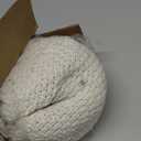 Sattiyrch Christmas Tree Skirt 48 in, Luxury Cable Knit Knitted Thick Rustic Xmas Holiday Decoration,Cream