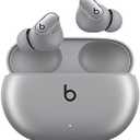 Beats Studio Buds + | True Wireless Noise Cancelling Earbuds, Enhanced Apple & Android Compatibility, Built-in Microphone, Sweat Resistant Bluetooth Headphones, Spatial Audio - Cosmic Silver