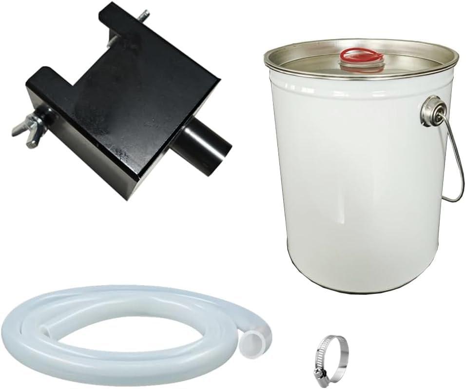 Universal Grease Bucket Accessory for Pellet Grills, Compatible with Traeger, Pit Boss, Z Grill and More Pellet Grill Parts