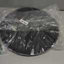 Winco 16" Premium Fiberglass Tray, Non-slip, Black, Round