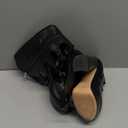 FancyQueen Platform Boots Gothic Boots for Women, Knee High Chunky Platform Heels, 8.5