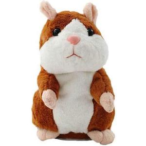 BestLand Plush Interactive Toys PRO Talking Hamster Repeats What You Say Electronic Pet Chatimals Mouse Buddy for Boy and Girl, 5.7 x 3 inches