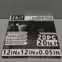 20-Pack 19.34 Sq.Ft Peel and Stick Floor Tiles Vinyl Glossy Pattern Flooring, 11.8 x 11.8 Self Adhesive Vinyl Flooring DIY for Kitchen, Bathroom, Laundry, Polish Dark Grey Marble