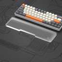 Acrylic Keyboard Wrist Rest - Compact 60% Keyboard- Mechanical Keyboards Ergonomic Palm Rest for Computer Keyboard,Anti-Slip Base,Wrist Pad for Laptop,Office & Home-Easy Typing