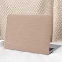 Seorsok Compatible with MacBook Air 15 inch Case 2026 2025-2023 Release M5 A3448 M4 A3241 M3 A3114 M2 A2941 Touch ID,Elegant Leather Plastic Hard Shell Case with Keyboard Cover,Brown No Logo Cutout