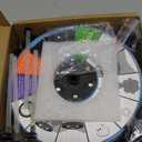 SZMP Solar Fountain Pump Upgraded 100% Glass Panel, 3.5W Solar Powered Fountain Built-in 2000 Battery with 7 Nozzle & 4 Fixer, Solar Fountain for Bird Bath, Pond, Fish Tank, Outdoor (Colorful)