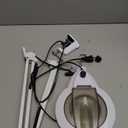 10X Magnifying Glass with Light, NUEYiO 2200 Lumens Stepless Dimmable Mangifier with Light, 4.2" Real Lens, Adjustable Metal Swing Arm Lighted Magnifying Lamp for Esthetician, Crafts, Close Work