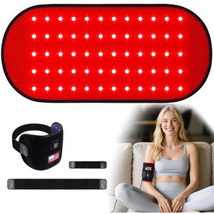 Red-Light-Therapy-for-Body,2026 Upgraded 4 Modes Near Infrared Light for Body Pain Relief,High-Efficiency Spherical Lamp Dual-Wave LEDs(660nm&850nm),Corded-electric for Effective Therapy(12.4*6.1IN)