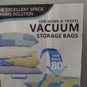 Vacuum Bags for Travel with Portable Electric Pump,12 Pack Vacuum Seal Bags for Luggage and Suitcase Compression, Space Saver Vacuum Storage Bags for Clothes and Clothing Travel, 12 Combo