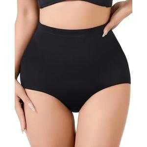 Dulchany Tummy Control Shapewear Panties for Women Body Shaper Underwear Girdle Panty XL, Black 