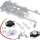 Dryer Heating Element Kit Replace for Whirlpool WED86HEBW0 WED92HEFC0 WED8740DW1 WED75HEFW0 WED87HEDW1 WED9050XW1 WED8300SW1 WED7590FW0 WED85HEFC0 WED87HEDC1 WED88HEAC0
