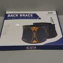 JIUFENTIAN Copper Back Brace for Lower Back Pain with Composite Support Technology for Herniated Disc, Sciatica & Recovery - AirFlow Knit 3.0 for Enhanced Durability and Breathability(X-Large)