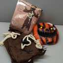 Spooktacular Creations Scary Scarecrow Costume for Kids, Halloween Costume for Boys w/Pumpkin Head, Pumpkin Outfit for Boys (Large(10-12 yr))