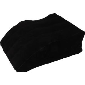 Inflatable Leg Elevation Pillow, Wedge Pillow for Sleeping, Portable Wedge Pillow, Improve Circulataion and Reduce Swelling, for Sleeping, Recovery, Pregnant (Black)