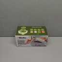 Mueller Pro-Series 10-in-1, 8 Blade Vegetable Chopper, Onion Mincer, Cutter, Dicer, Egg Slicer with Container, French Fry Cutter Potato Slicer, Home Essentials, Salad Chopper White Sand/Green