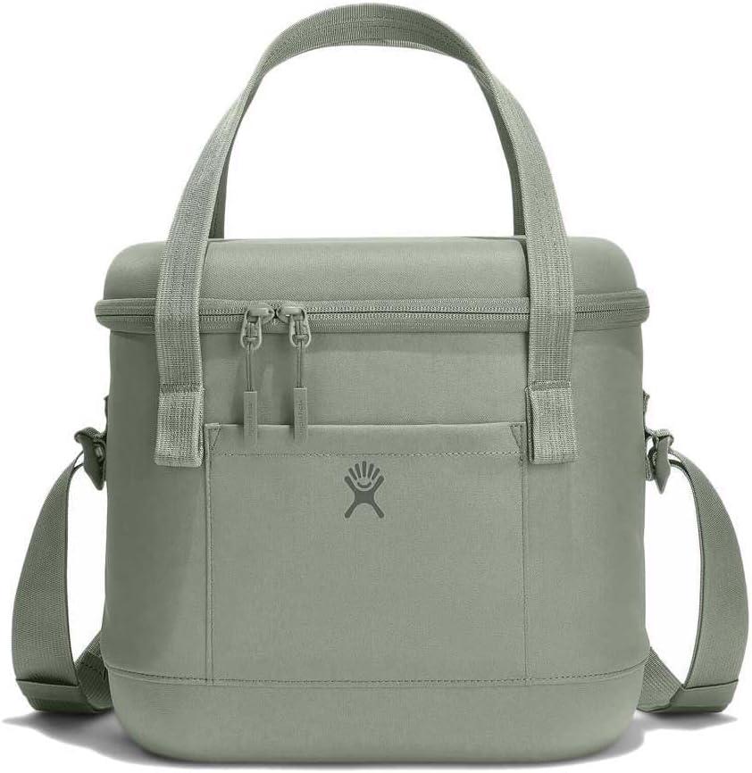 Hydro Flask Cooler Bag for Beach, Beverages and Travel - Insulated Soft Lunch Bag - 12 L Capacity in Agave Green