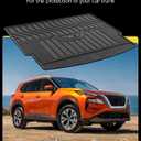 3W Cargo Liner Custom Fit for 2021-2026 Nissan Rogue, TPE All Weather Heavy Duty Rubber Rogue S/SL/SV/Platinum Trunk Mats Car Mats Fit with the Top Position (NOT for Nissan Sport)