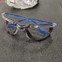 3M Safety Glasses, Virtua CCS Protective Eyewear 11872, Removable Foam Gasket, Clear Anti-Fog Lenses, Corded Ear Plug Control System