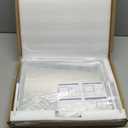 FENNIO Vanity Mirror with Lights 17''x13'' Makeup Mirror with Lights,Vanity Mirror Touch Screen with 3-Color Lighting,Dimmable,for Vanity Desk Tabletop White