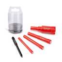 Goldblatt Diamond Drill Bits, 5 Pcs Set 1/4"", 5/16"", 3/8"", 3/4"" Drill Holesaw and 6mm Carbide Drill with Quick Fit Hex Shank for Ceramic Porcelain Tile Marble Granite (not for Wood), G02643