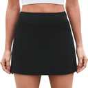 FireSwan Womens Tennis Skirt with Pockets High Waisted Golf Skorts Running Workout Skirts Summer Athletic (XL)