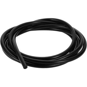 Silicone Vacuum Tubing Hose Automotive Vacuum Line for Toyota High Temperature 6.6ft 1/4" 6mm ID 3.5mm Thickness 1 Pc Black