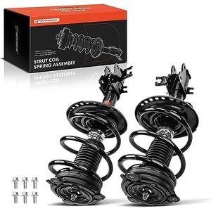 A-Premium Front Struts Compatible with Nissan Altima [Sedan] 2013-2018 - Single Replacement Suspension Complete Strut Assembly Shock with Coil Spring