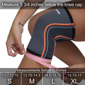 2 Knee Sleeves X-Large Black 5mm