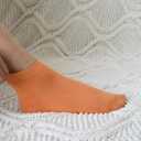 SERISIMPLE Women Viscose Bamboo Ankle Socks Low Cut Thin Sock Lightweight Pastal Color Soft Sock 5 Pairs