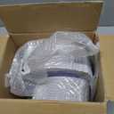 102PCS White and Gold Plastic Plates - Heavy Duty Gold Disposable Plates Include 51PCS 7.5inch Dessert Plates, 51PCS 10.25inch Dinner Plates for Wedding & Parties
