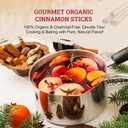 4 x 52USA Cinnamon Sticks, Cinnamon 4 oz (113g), Whole Cinnamon Sticks, 100% Raw, Kosher Certified, Gluten Free, Pure & Fresh Cinnamon, Perfect for Baking, Cooking & Beverages