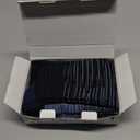 Doctor's Select 3 Pairs Plus Size Compression Socks Wide Calf - Up to 6XL | 20-30 mmHg Compression Socks for Women Wide Calf | Line Patterns 2