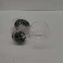 EAPUDUN 1-Light Matte Black Bathroom Light Fixtures Over Mirror, Vanity Lights with 1 Globe Clear Glass Shades, Industrial Style Wall Sconces, WLA1433-MBK