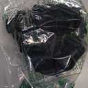 Lace Garter Belt with Metal Clips, Black Mesh Suspender Belt for Thigh Highs, 4 Straps,large